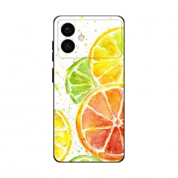 Матовый силиконовый чехол Цитрусовые на Samsung S26 Edge