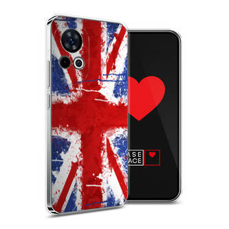 Силиконовый чехол Флаг Великобритании 2 на Huawei Nova 12