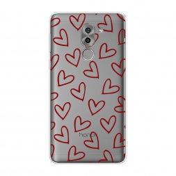 Силиконовый чехол Little hearts doodles 2 на Honor 6X
