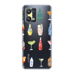 Силиконовый чехол Летние напитки на Realme 9
