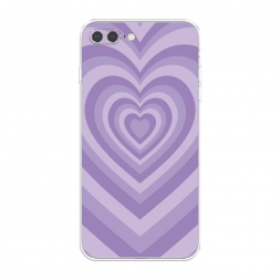 ����������� ����� Violet heart latte �� iPhone 8 Plus