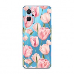 Силиконовый чехол Весенние тюльпаны на Realme 9i