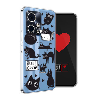 ����������� ����� Black cat doodles �� Honor 90 GT