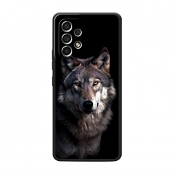 Матовый силиконовый чехол Волчий взгляд на Samsung Galaxy A53