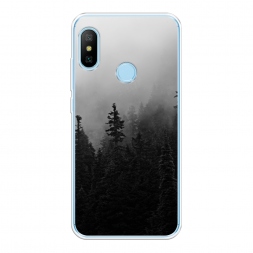 Силиконовый чехол Туманный лес на Xiaomi Redmi 6 Plus