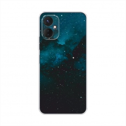 Силиконовый чехол Синий космос на Tecno Spark 9 Pro