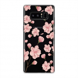 Силиконовый чехол Весенние бутоны на Samsung Galaxy Note 8