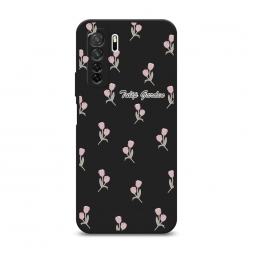 Матовый силиконовый чехол Tulip garden 2 на Honor 30S (Global)