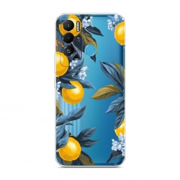 Силиконовый чехол Сочные лимоны арт на Tecno Pova Neo