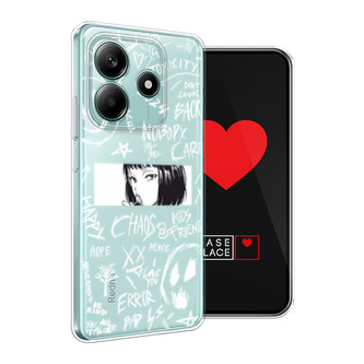 ����������� ����� Manga graffiti white �� Xiaomi Redmi Note 14 5G