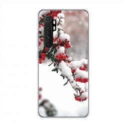 Силиконовый чехол Зима 8 на Xiaomi Mi Note 10 lite
