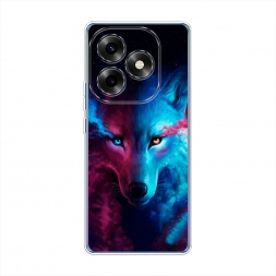 Силиконовый чехол Волшебный волк на Itel S23 Plus