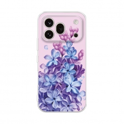 Силиконовый чехол Мечтательная сирень на розовом на Honor 600 Pro