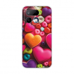 Силиконовый чехол Сердечки и сладости на Realme 16 Pro