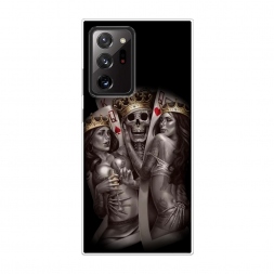 Силиконовый чехол Карты король и королевы на Samsung Galaxy Note 20 Ultra