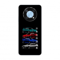 Силиконовый чехол JDM Legend cars на Huawei Nova Y90