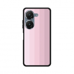 Матовый силиконовый чехол Оттенки розового на Asus ZenFone 9