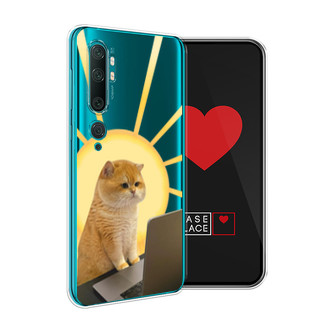 Силиконовый чехол Усердный работник на Xiaomi Mi Note 10/Mi Note 10 Pro