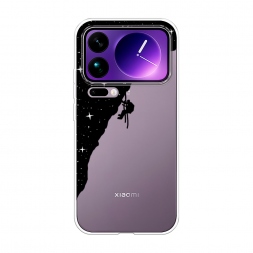 Силиконовый чехол Скалолаз в космосе на Xiaomi 17 Pro Max