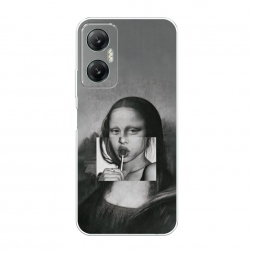 Силиконовый чехол Mona Lisa sucking lollipop на Infinix HOT 20 5G