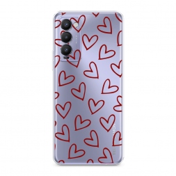 ����������� ����� Little hearts doodles 2 �� Tecno Camon 18T