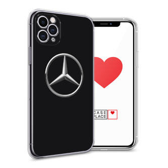 Силиконовый чехол Мерседес на iPhone 11 Pro
