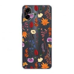 ����������� ����� Orange Purple flowers �� Samsung Galaxy A07