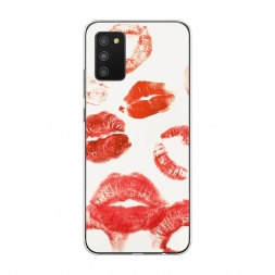 Силиконовый чехол Следы помады на Samsung Galaxy A02s