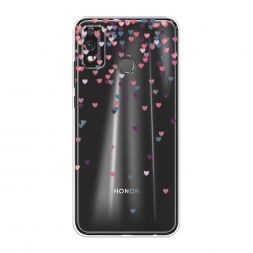 Силиконовый чехол Посыпка сердечки на Honor 9X Lite