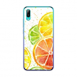 Силиконовый чехол Цитрусовые на Huawei Y6 Pro (Prime) 2019