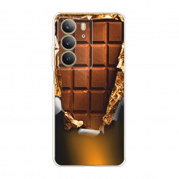 Силиконовый чехол Шоколадка на Realme C75 4G