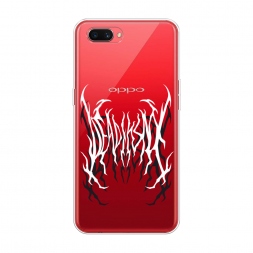 Силиконовый чехол Death graffiti на Oppo A3s