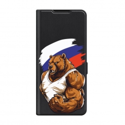 Чехол-книжка Premium Русский медведь на Nothing Phone 3a lite