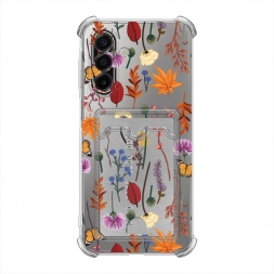 Orange Purple flowers на Samsung Galaxy A17