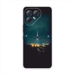 Силиконовый чехол Ночной рейс на Tecno Pova 7 Ultra