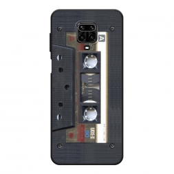 Матовый силиконовый чехол Пленочная кассета на Xiaomi Redmi Note 9S