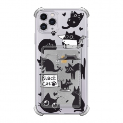 ����� � �������� Black cat doodles �� iPhone 11 Pro Max
