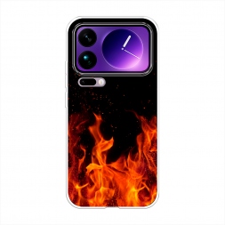 Силиконовый чехол Все в огне на Xiaomi 17 Pro Max