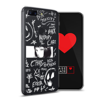 ����������� ����� Manga graffiti white �� OnePlus 5T