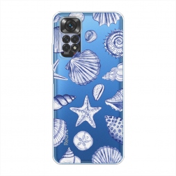 Силиконовый чехол Морской паттерн на Xiaomi Redmi Note 11 4G Global