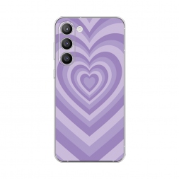 ����������� ����� Violet heart latte �� Samsung Galaxy S23 Plus 5G
