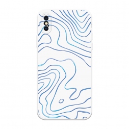 Soft touch ����� Blue lines �� iPhone X (10)