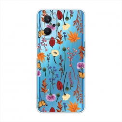����������� ����� Orange Purple flowers �� Realme 9i