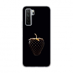 Силиконовый чехол Black strawberry на Huawei Nova 7 SE