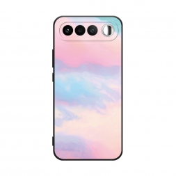 Матовый силиконовый чехол Розовые облака на Realme 16