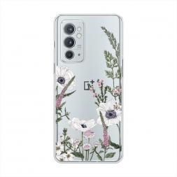 Силиконовый чехол Цветы рисунок на OnePlus 9RT