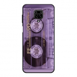 Матовый силиконовый чехол Кассета фото на Xiaomi Redmi Note 9S