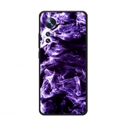 Матовый силиконовый чехол Фиолетовый дым на Xiaomi 12