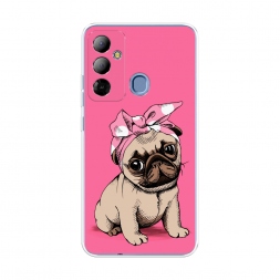 Силиконовый чехол Dog Pin-Up на Tecno Pop 6 Go