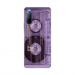 Силиконовый чехол Кассета фото на Sony Xperia 10 II